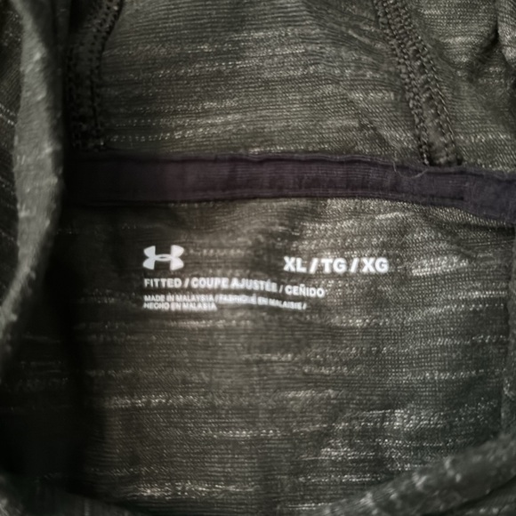 EUC Men’s Under Armour Artillery Green/Graphite Sportstyle Core Hoodie Size XL - Picture 5 of 9